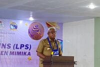 Sambutan Bupati Mimika Jhon Rettob Dalam Acara Olimpiade Sains Nasional (OSN) tingkat SD dan SMP se-Kabupaten Mimika 