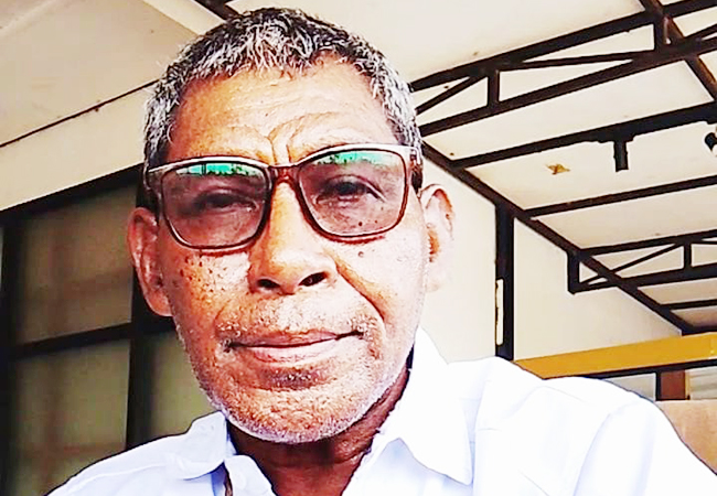 Norman Ditubun, Kepala Kampung Nawaripi yang juga merupakan Ketua Komite SMA Negeri 1 Mimika