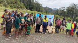 Suasana Reses Anggota DPRK Mimika, Abrian Katagame di Distrik Jila, Mimika, Papua Tengah.